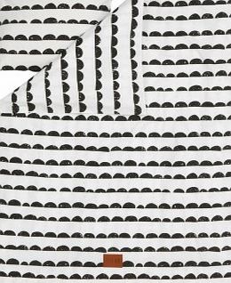 Ferm Living Half-Moon Adults Bedding Set - Black - 140x200