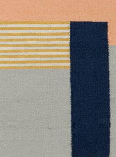 Ferm Living Kelim Rug - White Lines - 140x200 cm L