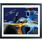 Fernando Alonso Spanish GP 2006 Signed Photo
