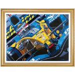 Fernando Alonso `Viva Fernando` Ltd Edition Print