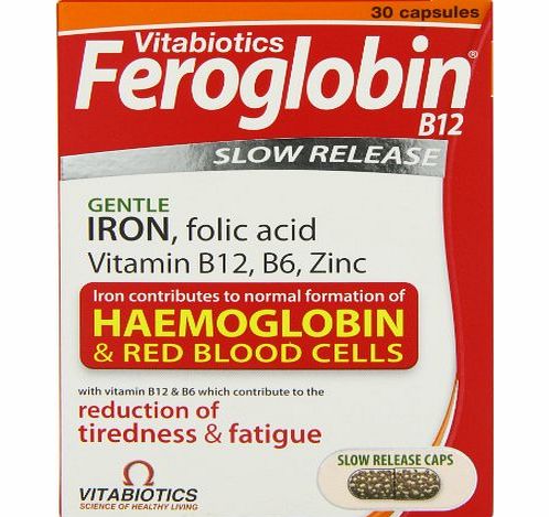 Feroglobin Vitabiotics Feroglobin Vitamin and Mineral Capsules 30 Capsules