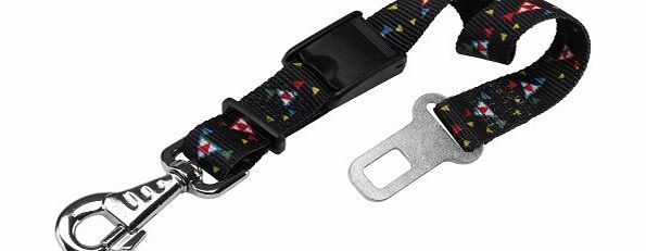 Ferplast Dog Safety Belt Car Safety Belt, 25 mm x 37 - 50 cm, Black