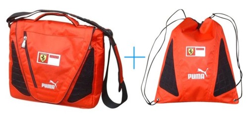 Ferrari 2006 Puma Team Shoulder Bag Red