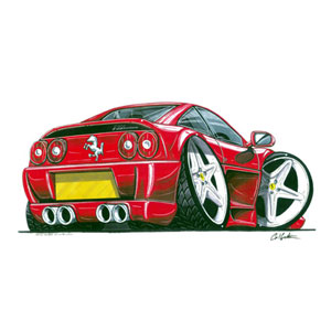 ferrari 355 - Rear Red Kids T-shirt