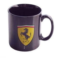 Ferrari Black Scudetto Shield Mug