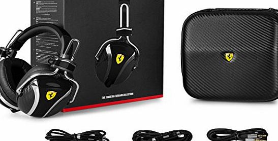 Ferrari By Logic3 Ferrari Scuderia By Logic3 P200 Over Ear Headphones With Mic amp; Remote (Black)