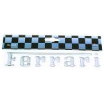 Ferrari chrome stickers
