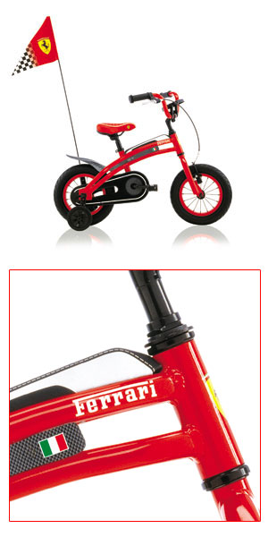 ferrari CX-10 Kids Bike Red