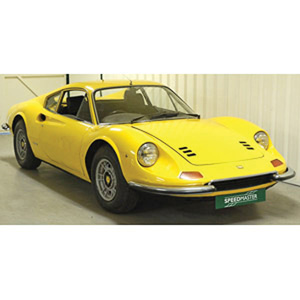 ferrari Dino 246 GT 1969 - Yellow 1:18