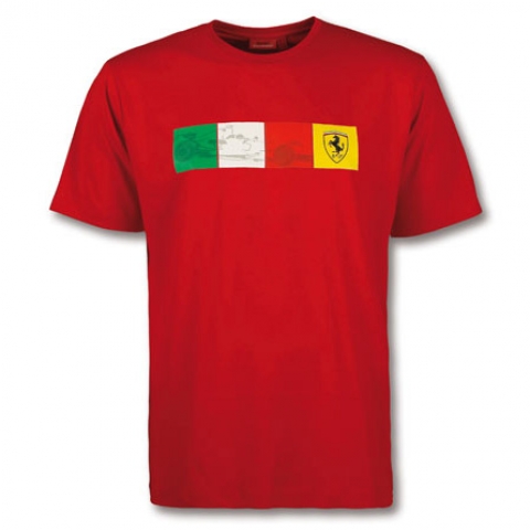 Ferrari F1 Ferrari T-Shirt Check - Red