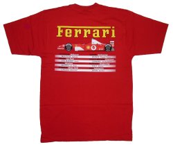 Ferrari Ferrari 2003 Tour T-Shirt Red