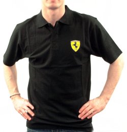 Ferrari Ferrari Black Classic Polo Shirt