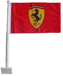 Ferrari Clip On Car Flag