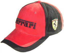 Ferrari Duo Colour Logo Cap (Red / Black)