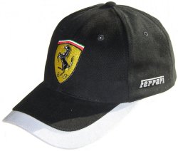 Ferrari Ferrari Duo Colour Scudetto Cap Black / Grey