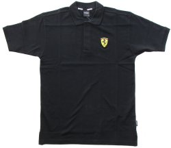Ferrari Ferrari Essential Scudetto Polo Shirt Black