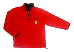 Ferrari Half Zip Polar Fleece (Red)