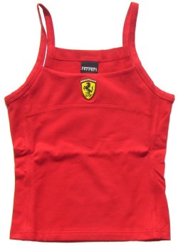 Ferrari Ferrari Ladies Contrast Vest (Red)