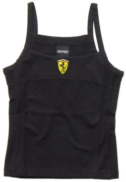 Ferrari Ferrari Ladies Contrast Vest Black