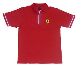 Ferrari Ferrari Reflective Polo Shirt (Red)