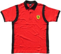 Ferrari Ferrari Sleeve Panel Polo Shirt