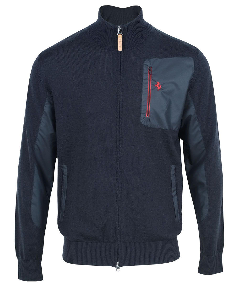 Ferrari Golf Collection Full Zip Tour Sweater