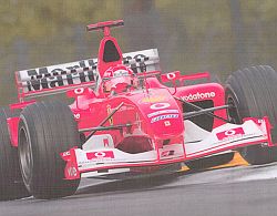 Ferrari Michael Schumacher Leading at Imola 2003