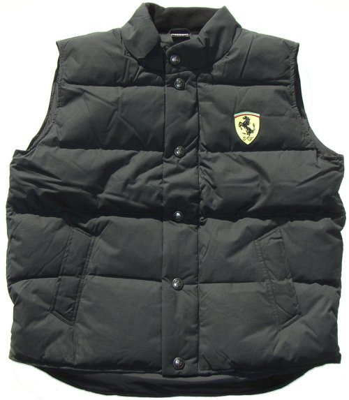Ferrari Micro Twill Gilet Black