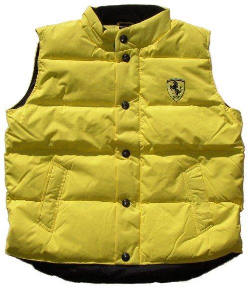 Ferrari Micro Twill Gilet Yellow