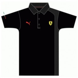 Ferrari Polo T-Shirt (Black) - 2013