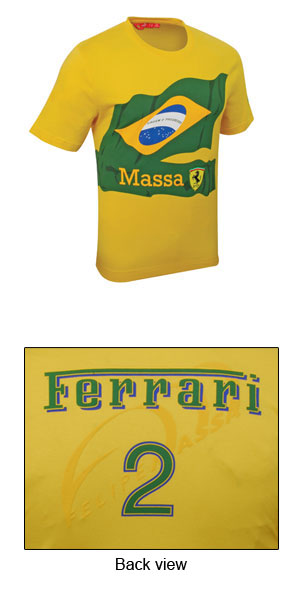 ferrari Puma Massa T-shirt yellow