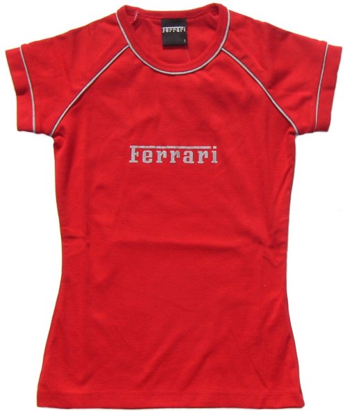 Ferrari Reflective Print Skinny Red