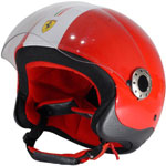 Ferrari `Rosso` Motorcycle Helmet - Red