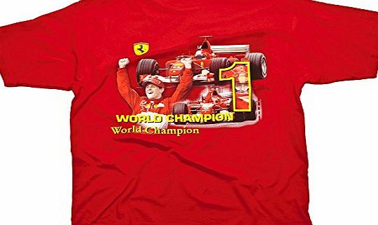 World Champion Michael Schumacher T Shirt XL