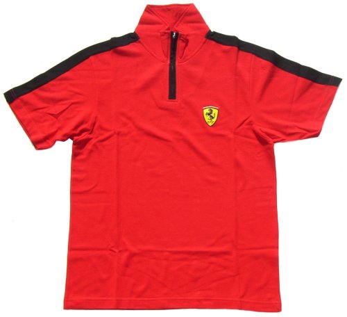 Ferrari Zip Contrast Polo