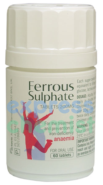 Ferrous Sulphate Tablets 200mg x60