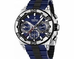 Festina Mens Blue and Black 2013 Chrono Bike Watch