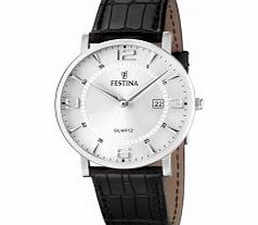 Festina Mens Leather Strap Watch