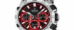 Festina Mens Silver and Red 2014 Chrono Bike