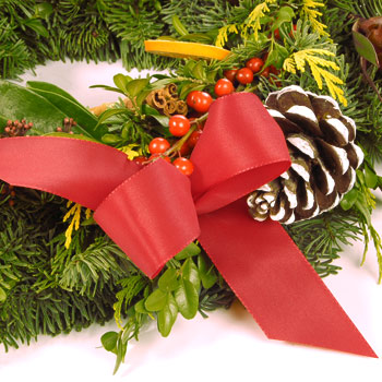 Festive Wreath - flowers