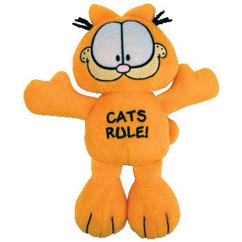 Fetch Pet Toys Ltd TY Bow Wow Beenie Garfield Cats Rule