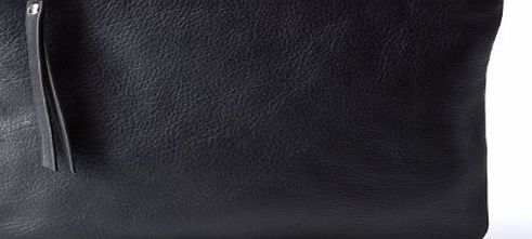 toiletry makeup bag - MEL - black Prada-Print leather