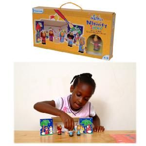 Paint Make and Play Nativity Scene