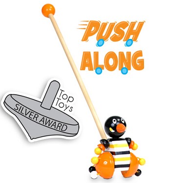 Fiesta Crafts Penguin Push Along Toy