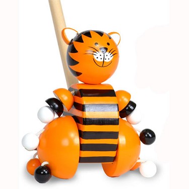 Fiesta Crafts Tiger Push Along Toy