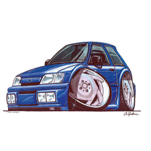 fiesta XR2I Mk3 - Blue Kids T-shirt