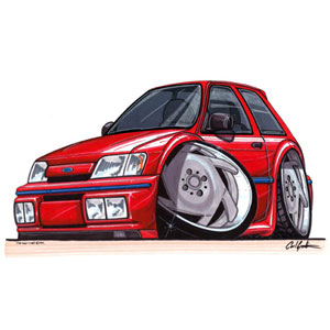 fiesta XR2I Mk3 - Red Kids T-shirt