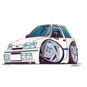 fiesta XR2I Mk3 - White T-shirt