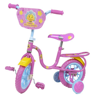 and the Flowertots 10 inch Bike without chain