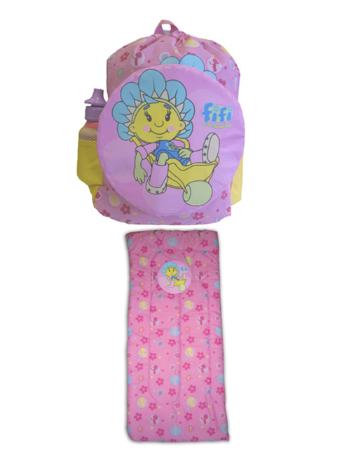 Fifi and the Flowertots Backpack Rucksack Combo Inc Sleeping bag Torch and Drink Bottle - GREAT LOW PRICE
